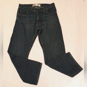 Levi's 505 Straight Women's Jeans 14 Husky Dark Wash Denim Blue 31W x 28L